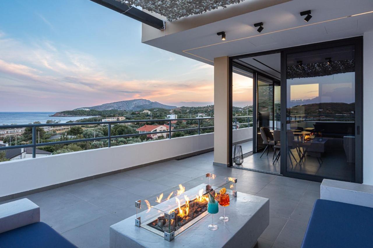 Apartmán Sounio Panoramic Loft Sounion Exteriér fotografie
